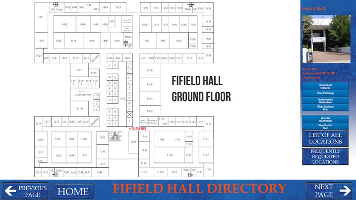 Fifield Hall Directory Home Old